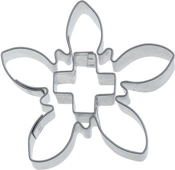 Städter Ausstecher Edelweiss mit Kreuz 6,5 cm