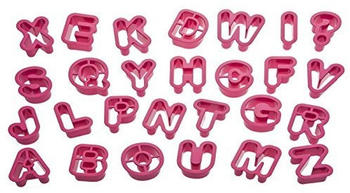 Decora Ausstechformen Alphabet Kit, Pink