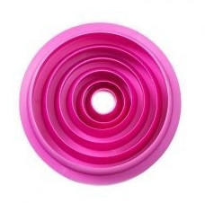 Decora Ausstechform, Rund, Pink, 6 Stück