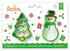 Decora 0255069 Ausstecher aus Kunststoff Weihnachtsbaum UND SCHNEEMANN 2-TLG
