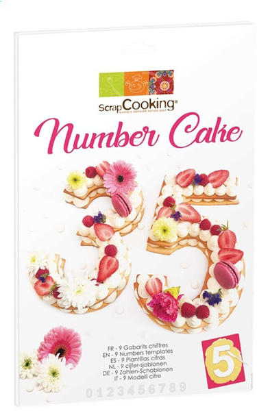 ScrapCooking Number cake box for 9