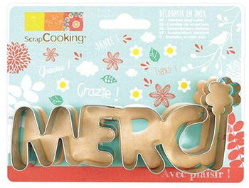 ScrapCooking Stainless steel cookie cutter thank you