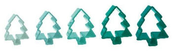 ScrapCooking Boxed set of 5 fir tree cookie cutters