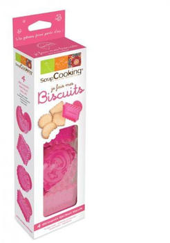 ScrapCooking Set of 4 biscuit cutters for Biscuits