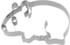 Birkmann 189638 Ausstechform Meerschweinchen