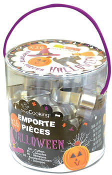 ScrapCooking Bucket of 16 Halloween cookie cutters