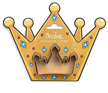 Decora 0255057 Ausstecher aus Kunststoff CROWN