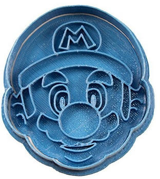 Cuticuter Bros Ausstechform, Design Mario Gesicht 8 cm