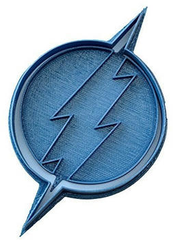 Cuticuter Superhelden Flash Logo Ausstechform 8 cm