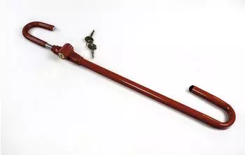 Cartec Lenkrad- und Pedalsperre mit Schl&uuml;sselverschluss (493221)