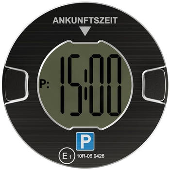 Digitaluhr für das Auto, Mini-Uhr, Digitaluhr, LCD-Digitaluhr,  Armaturenbrett, elektronisch, Digitaluhr, digital, für Auto, Schwarz :  : Auto & Motorrad