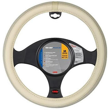 Lampa Lenkradbezug Premium Duo-Grip 33139 aus TPE Größe: M Beige (Beige)