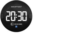 OOONO Parkscheibe P-DISC NO2 dark, elektronisch, mit Knopfzelle, mit Zulassung,