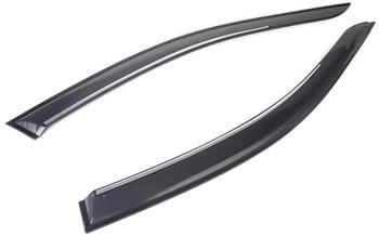 ClimAir Windabweiser kompatibel mit Opel Mokka 5 türer 2012-2020 / Chevrolet Trax 2013- Rauchgrau