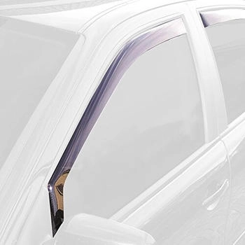 ClimAir Car Comfort Windabweiser Schwarz kompatibel mit Audi A4 B9 Limousine/Avant 2015
