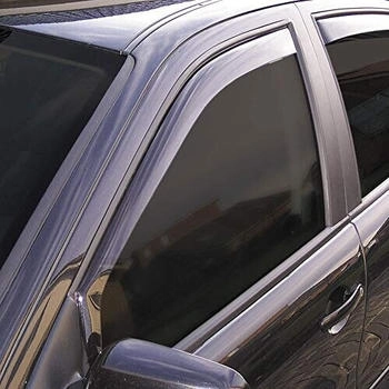 ClimAir Windabweiser Schwarz kompatibel mit Volkswagen Caddy IV/2K 2/4-türer 2015-2020