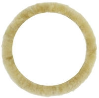 IWH Lenkradbezug (L x B x H) 350 x 350 x 40mm Echtes Lammfell Beige 35 - 41cm