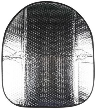 Walser Thermo-Lenkradschutz Sonnen- und Hitzeschutz-Lenkrad Lenkradabdeckung 50x44 cm silber