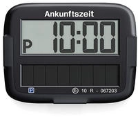 Needit PARK Micro Solar elektronische Parkscheibe schwarz KBA-zugelassen (9010)