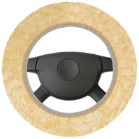 Walser - Lenkradh&uuml;lle Lammfell Beige 1-teilig Lenkradh&uuml;llen