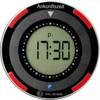 Wiltec 65745 Elektronische Parkscheibe mit Solarpanel V2