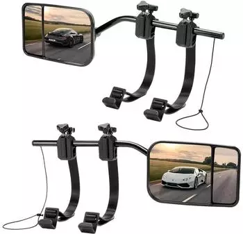 LuxusKollektion Außenspiegel Caravan/Wohnwagen, universal, doppelkonvex, 2 Stück