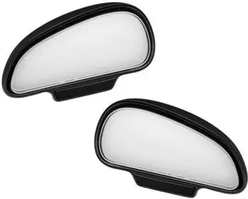 LuxusKollektion Toter-Winkel-Spiegel 360° universal, schwarz, 2er-Set