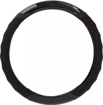 Cartrend Lenkradh&uuml;lle schwarz-carbon, 37-39mm, rutschfest (60295)