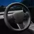 LuxusKollektion Lenkradabdeckung Nappaleder, schwarz, für Tesla Model 3 / Model Y