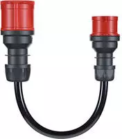 go-e Wallbox-Steckeradapter Gemini flex, CH-04-03, 22 kW, auf CEE 400 V / 16A,