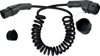 InLine EV Spiral-Autoladekabel 11kW Typ2 3-phasig 5m (16275S)