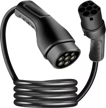 LogiLink Elektroauto-Ladekabel Mode 3 10 m Typ 2 zu Typ 2 3-phasig 32A 22kW (EVC0123)