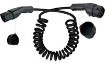 InLine EV Spiral-Autoladekabel 22kW Typ2 3-phasig 7,5m (16287S)