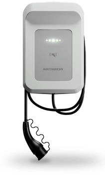 Kathrein AC40-22-C750-W Wallbox 22kVA 3ph L7,5m 1f 22kW/Ladepunkt, IP54, wei&szlig; (62007210)