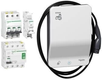 Schneider Electric EVlink Bundle G4-22kW-Kabel Typ 2-Schutzkomponenten (KITEVB1A22CA)