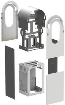 Schneider Electric Metallic-Kit f&uuml;r EVlink Pro AC Bodenmontage 2 Ladepunkte, IK10, C4M (EVA1RFKS2)
