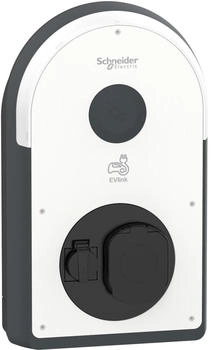 Schneider Electric Pro AC Wallbox 22kW, T2S & TF, FI Typ B-EV, IP54, IK10, NFC/RFID Reader (EVB3S22N4FB)