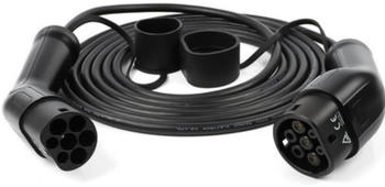 Loady Mode 3 Ladekabel Typ 2 bis Typ 2 11 kW 3 Phasen 16A-CX-CC-T2-11-10M Schwarz