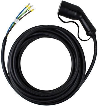 Loady Ladekabel Typ 2 offenes Ende 7.4 kW 1-Phase 32A-CX-CC-T2-0-74-15M Schwarz