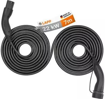 Lapp Mobility Doppelhelix Ladekabel Typ 2 22 kW 7 Meter (75750)