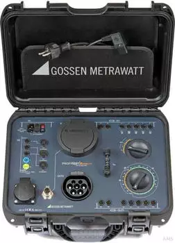 Gossen GOSS PROFiTEST EMOBILITY Pr&Atilde;&frac14;fadapter zum Pr&Atilde;&frac14;fen von 1- / 3-phasig Ladekabeln Mod (Kabel) Elektronikzubeh&ouml;r + Geh&auml;use Schwarz