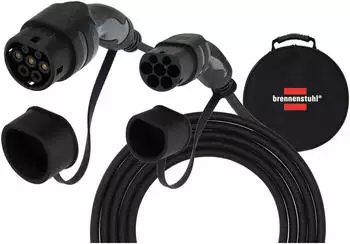 Brennenstuhl Elektroauto Ladekabel 1384000 eMobility Ladekabel 5 m (Typ 2 11 kW 20 A 5 m)