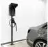 LogiLink Elektroauto Ladezubehör Wandhalterung mit Kabelablage für Auto-Ladekabel