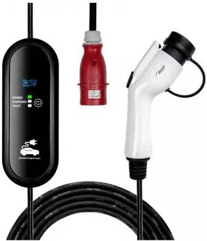 Akyga Elektroauto Ladekabel Ładowarka do samochodów elektrycznych AK-EC-24 CEE 5pin GB/T LCD 3-fazy 32A 22kW 5m (CEE 32 22 kW 32 A 5 m)