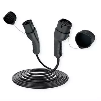 Roline Elektroauto Ladekabel E-Auto Ladekabel Typ2 3-phasig (Typ 2 11 kW 16 A 5 m)