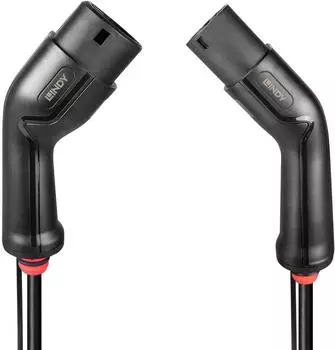 Lindy Elektroauto Ladekabel Typ 2 an Typ 2 Autoladekabel 11kW 16A 7m (Typ 2 11 kW 16 A 7 m)