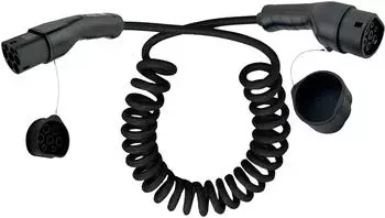 InLine Elektroauto Ladekabel EV Spiral-Autoladekabel 22kW Typ2 (Typ 2 22 kW 32 A 5 m)
