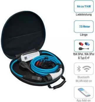 NRGkick Elektroauto Ladestation Optimal-Set (Typ 2 11 kW 16 A)