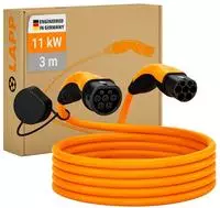 Lapp Type 2 Charging Cable up to 11 kW 3 m orange 3 (75743)