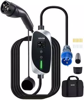 VEVOR Mobile Wallbox 7,4 kW 32 A Typ 2 6m
